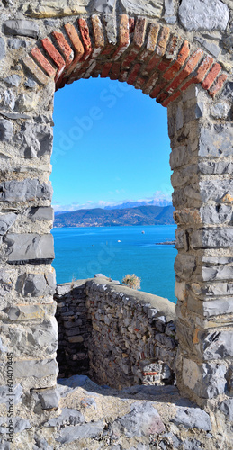 Obraz w ramie Portovenere,italian Riviera,Liguria