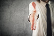 © Bits and Splits - Businessman offering hand for a handshake