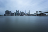 Fototapeta  - Manhattan Skyline with Brooklyn Bridge, New York City