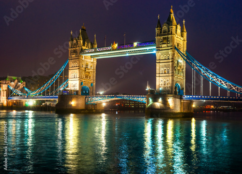 Naklejka samoprzylepna Tower Bridge, Londyn, Wielka Brytania