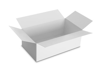 Sticker - white Package Box for products