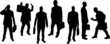 © majivecka - vector silhouette business people