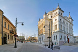 Fototapeta Miasto - Piotrkowska Street -Stitched Panorama