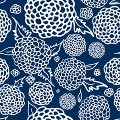 Aufkleber - Seamless Floral Background