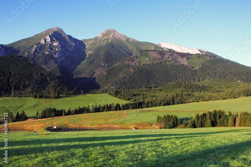 Fotoboard na płycie Słowacja góra - Tatry