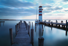 Ocean, Sea  Pier - Lighthouse