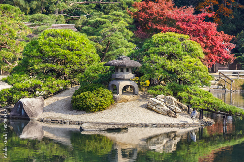 Naklejka samoprzylepna Kenroku-en ogród w okayama