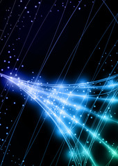 Wall Mural - Neon Technology Background.