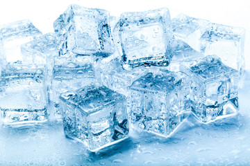 Wall Mural - fresh ice cubes