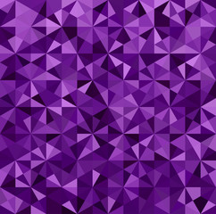 Aufkleber - Abstract Purple Triangle Background