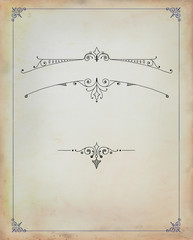 Wall Mural - Cartouche illustration