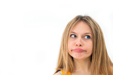 Young Woman Making A Funny Grimace
