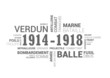 © celianestudio - Nuage de mots - guerre 1914 - 1918