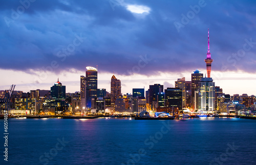 Board z aluminiowym obramowaniem Panoramę auckland