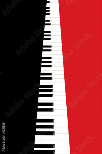 Obraz na płótnie canvas Plakat koncertu fortepianowego