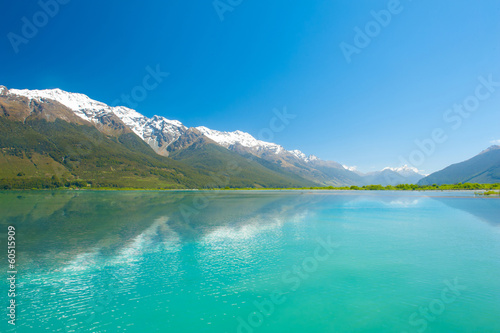 Board z aluminiowym obramowaniem Jezioro wakatipu