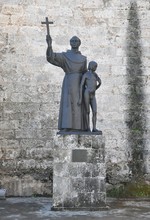 Fray Junipero Serra Statue In Havana, Cuba