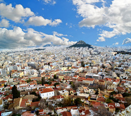 Wall Mural - athens from Parthenon
