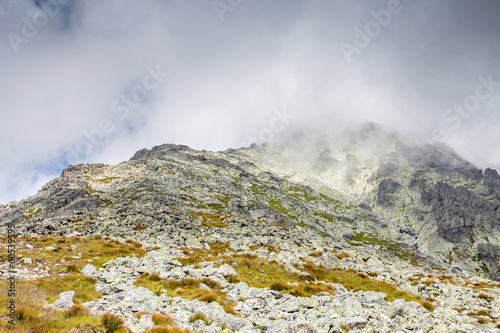 Fotoboard na płycie Chmury w górach - Tatry, Słowacja