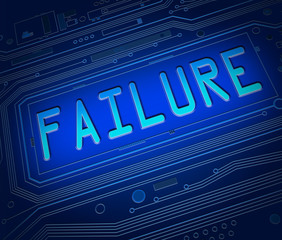 Sticker - Failure concept.