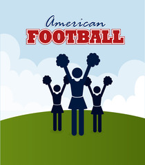 Canvas Print - american football