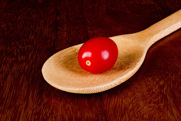 Poster - Wooden kitchen spoon