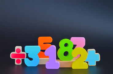 Color block numbers