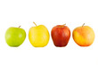 beautiful apple fruit in white background