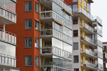 Modern apartment in the city Vasteras, Sweden.