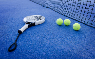 Paddle tennis still life