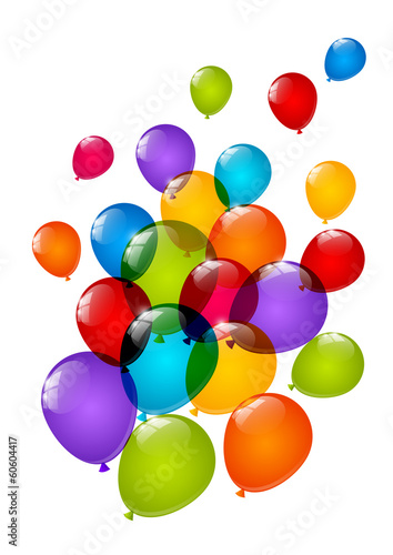 balony-blyszczacy-kolor-na-bialym-tle