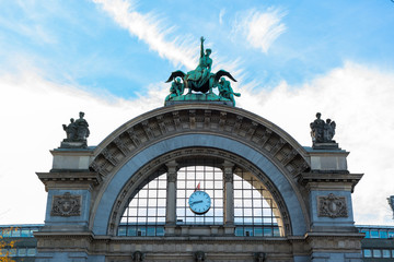 Wall Mural - view of statue in Lucerne, Switzerland