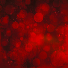 Red Defocused Lights Background. Abstract Bokeh Red Lights