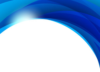 Poster - Abstract blue background