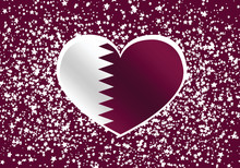 Qatar Flag Themes Idea Design
