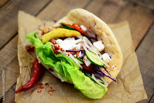 Naklejka samoprzylepna Kebab