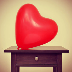 Sticker - heart-shaped balloon