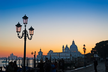 Wall Mural - sunset in Venice