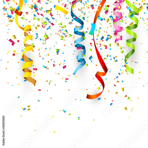Fotografia Birthday background with confetti