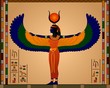 Isis - the goddess of ancient Egypt.