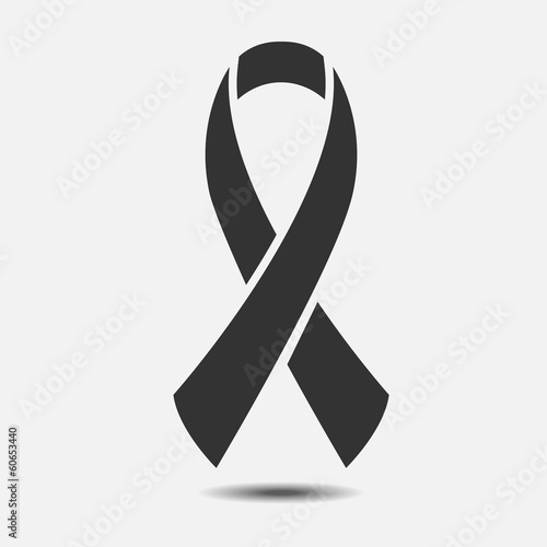 Fotomural Vector AIDS awareness ribbon sign or icon