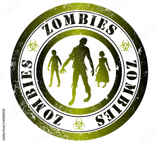 Fotoboard na płycie Zombie pieczęć
