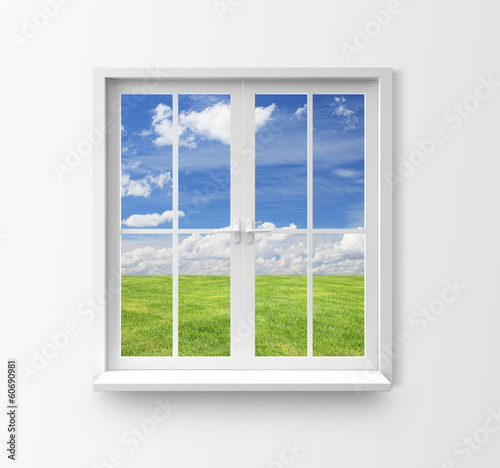 Plakat na papierze fotorealistycznym Okno