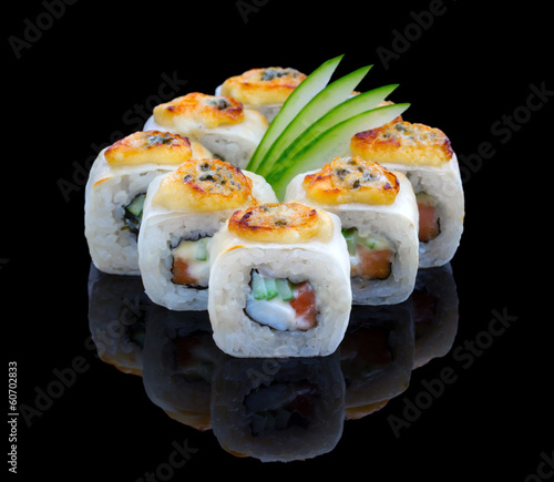 Tapeta ścienna Pieczony zestaw sushi