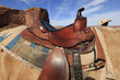 selle de cheval à Monument Valley, Arizona