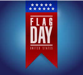 Wall Mural - flag day banner sign illustration design