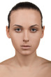 © nizas - Portrait of girl with make-up step by step. Step 1.