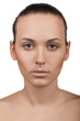 © nizas - Portrait of girl with make-up step by step. Step 2.