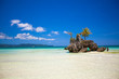Perfect tropical beach with turquoise water in Boracay