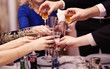 © danr13 - Group of people toasting at a celebration
